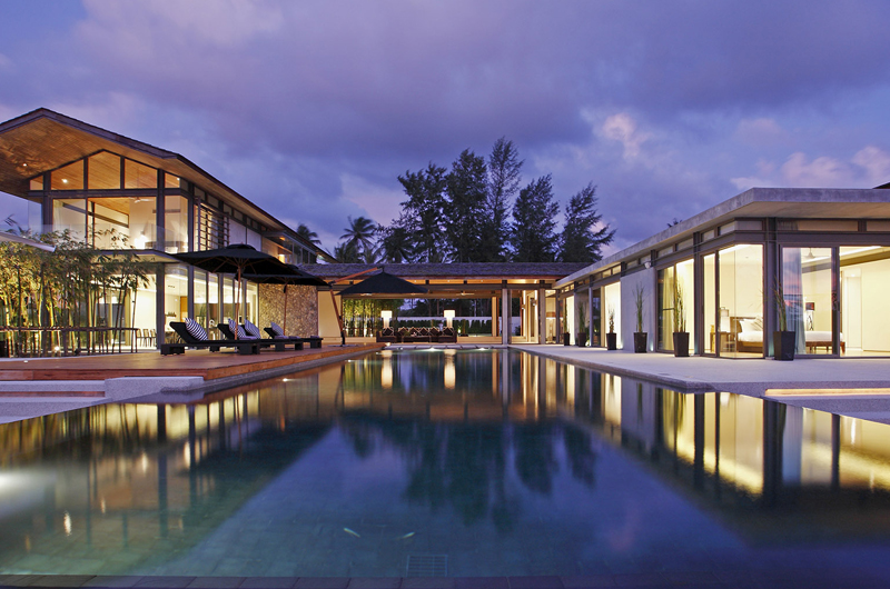 Sava Beach Villas Villa Essenza Night View | Natai, Phang Nga