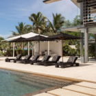 Sava Beach Villas Villa Essenza Pool Side Sun Beds | Natai, Phang Nga