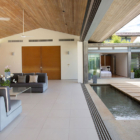 Sava Beach Villas Villa Essenza Living Area with Pool View | Natai, Phang Nga