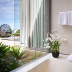 Sava Beach Villas Villa Essenza Bathroom with View | Natai, Phang Nga