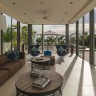 Sava Beach Villas Villa Roxo Pool Side Living Area | Natai, Phang Nga
