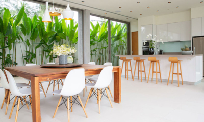 Sava Beach Villas Villa Roxo Kitchen and Dining Area | Natai, Phang Nga