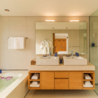 Sava Beach Villas Villa Roxo En-Suite Bathroom with Mirror | Natai, Phang Nga