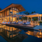 Sava Beach Villas Villa Roxo Night View | Natai, Phang Nga