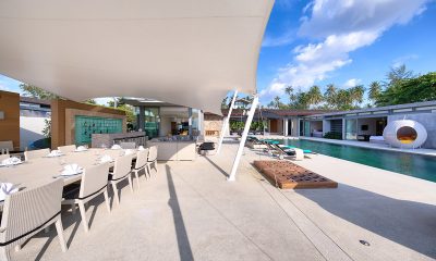 Sava Beach Villas Villa Tievoli Pool Side Dining | Natai, Phang Nga