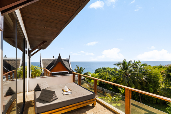 Villa Aye Master Bedroom One Balcony View | Kamala, Phuket