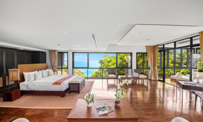Villa Aye Guest Bedroom C1 with Wooden Floor and View | Kamala, Phuket
