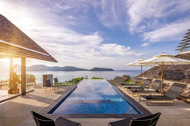 Villa Benyasiri Pool Side Loungers with Sea View | Phuket, Thailand