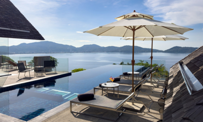 Villa Benyasiri Pool Side Sun Beds with Sea View | Phuket, Thailand