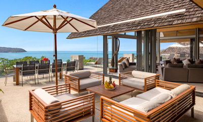 Villa Benyasiri Open Plan Lounge Area with Sea View | Phuket, Thailand