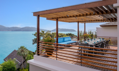 Villa Fah Sai Open Plan Dining Area with Ocean View | Kamala, Phuket