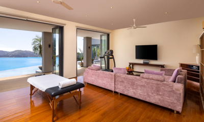 Villa Fah Sai TV Room with Spa and View | Kamala, Phuket