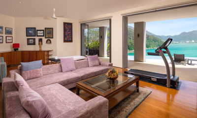 Villa Fah Sai TV Room with Treadmill | Kamala, Phuket
