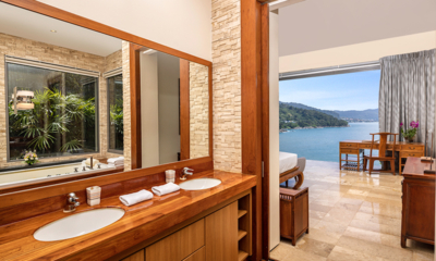 Villa Fah Sai His and Hers Bathroom with Sea View | Kamala, Phuket