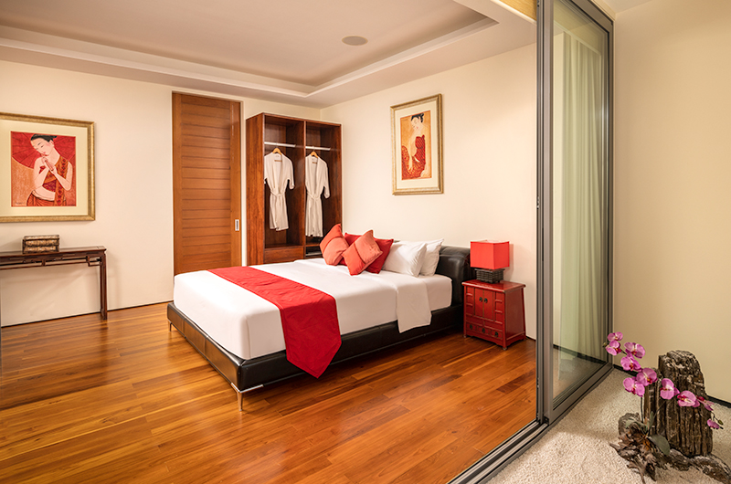 Villa Fah Sai Bedroom with Wooden Floor | Kamala, Phuket