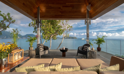 Villa Hale Malia Open Plan Lounge Area with Sea View | Kamala, Phuket