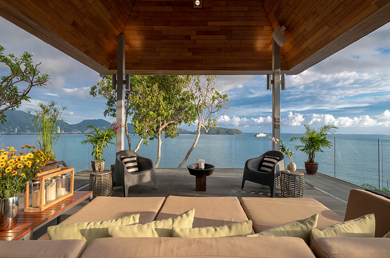 Villa Hale Malia Open Plan Lounge Area with Sea View | Kamala, Phuket