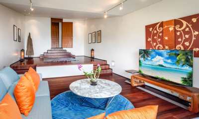 Villa Lomchoy TV Room with Wooden Floor | Kamala, Phuket