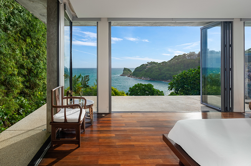 Villa Lomchoy Master Bedroom with Sea View | Kamala, Phuket