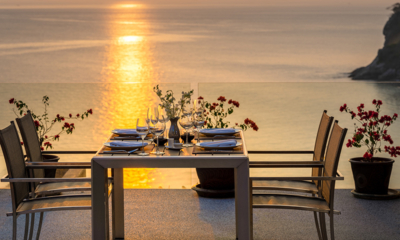 Villa Lomchoy Romantic Dining Set Up at Evening | Kamala, Phuket