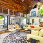 Villa Rom Trai Indoor Lounge Area with Pool View | Phuket, Thailand