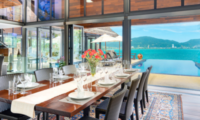 Villa Rom Trai Indoor Dining Area with Sea View | Phuket, Thailand