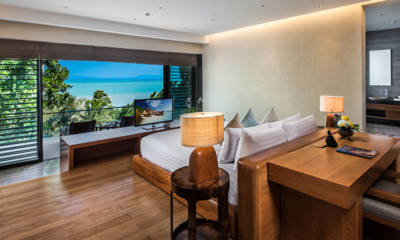Villa Sawarin Bedroom with TV and Sea View | Phuket, Thailand