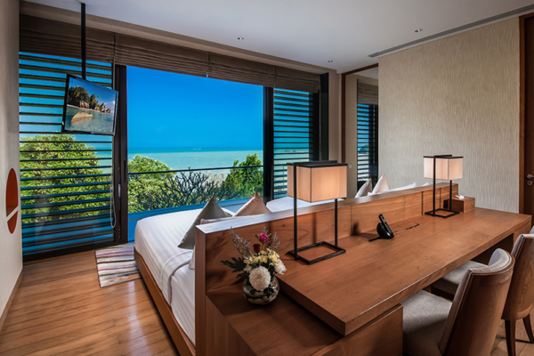Villa Sawarin Bedroom with Sea View | Phuket, Thailand