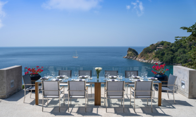 Villa Viman Open Plan Dining Area with Sea View | Kamala, Phuket