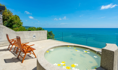 Villa Viman Bathroom Three with Outdoor Jacuzzi | Kamala, Phuket