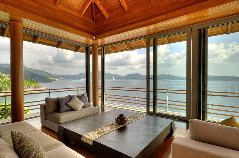 Villa Wang Nam Jai Lounge Area with Sea View | Kamala, Phuket