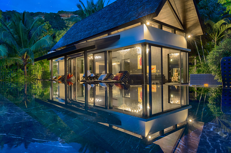 Villa Yang Swimming Pool at Night | Kamala, Phuket