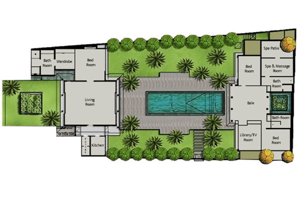 Bali Villa Samuan Villa Siki Floorplan