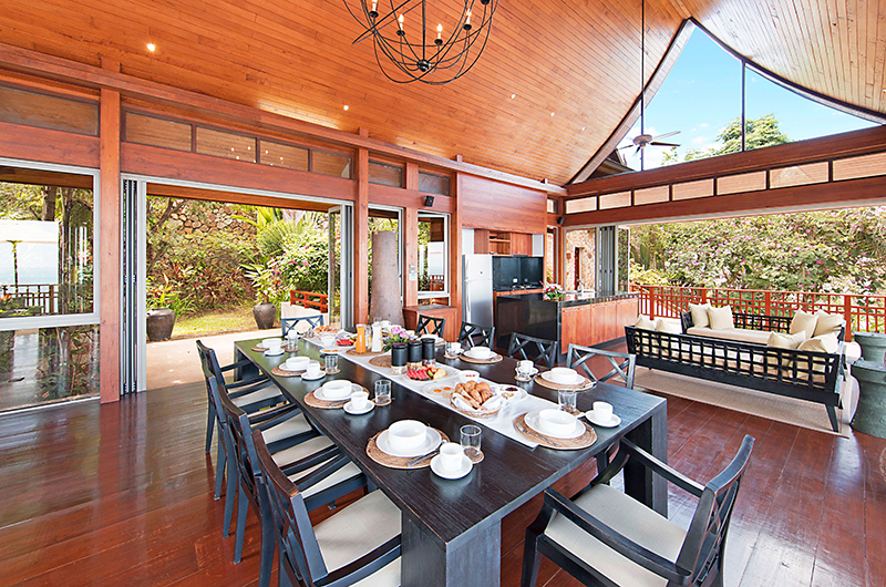 Baan Jakawan Wooden Dining Table | Chaweng, Koh Samui