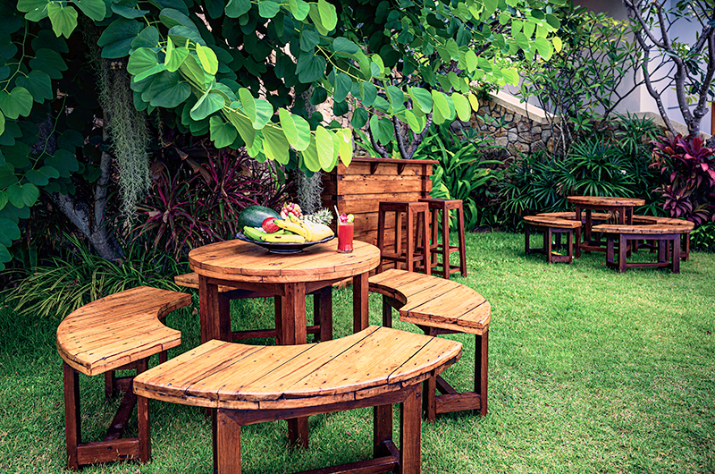 Baan Jakawan Outdoor Wooden Seating | Chaweng, Koh Samui