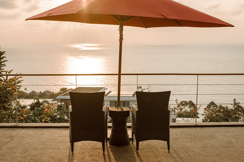 Baan Jakawan Seating Area with Sea View | Chaweng, Koh Samui