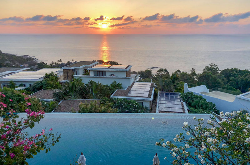 Baan Jakawan Sunset View from the Pool | Chaweng, Koh Samui