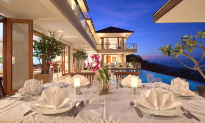 Ban Lealay Pool Side Dining at Night | Bophut, Koh Samui