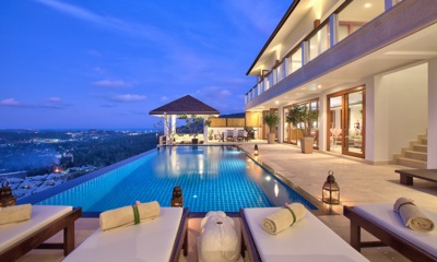 Ban Lealay Swimming Pool at Night | Bophut, Koh Samui