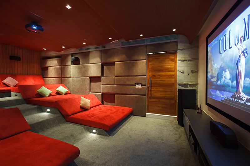 Lime Samui Villas Villa Splash Media Room with Lights | Nathon, Koh Samui