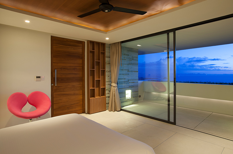 Lime Samui Villas Villa Splash Bedroom Three at Night | Nathon, Koh Samui