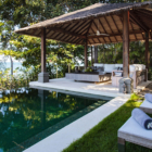 Sangsuri Villa Three Pool Side Seating Area with View | Chaweng, Koh Samui