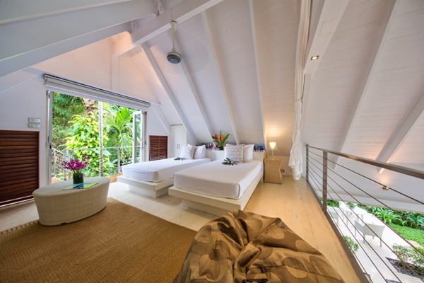 The Headland Villa 2 Guest Twin Bedroom | Taling Ngam, Koh Samui