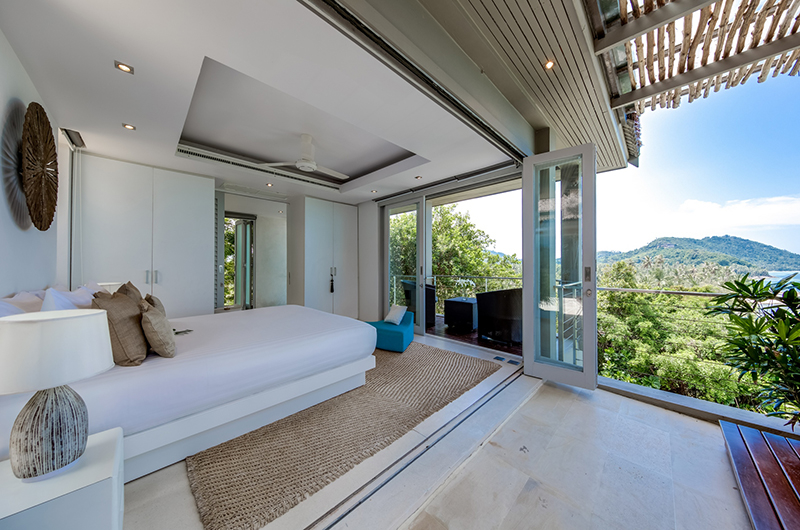 The Headland Villa 5 Guest Bedroom with Balcony | Taling Ngam, Koh Samui