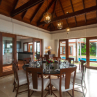 Villa Frangipani Dining Area with Pool View | Maenam, Koh Samui