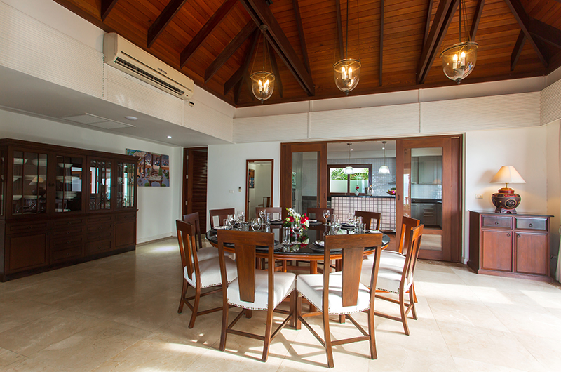 Villa Frangipani Indoor Dining Area | Maenam, Koh Samui