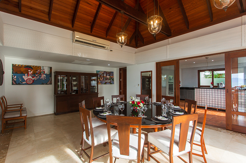 Villa Frangipani Kitchen and Dining Area | Maenam, Koh Samui
