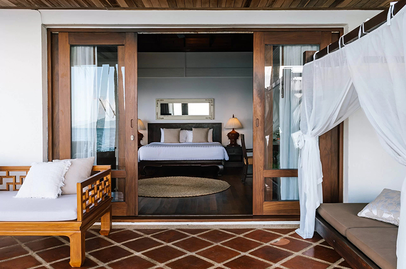 Villa Frangipani Bedroom One View | Maenam, Koh Samui