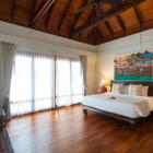 Villa Frangipani Bedroom Two with Study Area | Maenam, Koh Samui