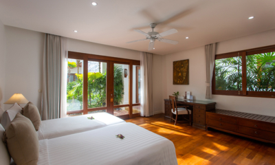 Villa Frangipani Bedroom Four with Study Area | Maenam, Koh Samui